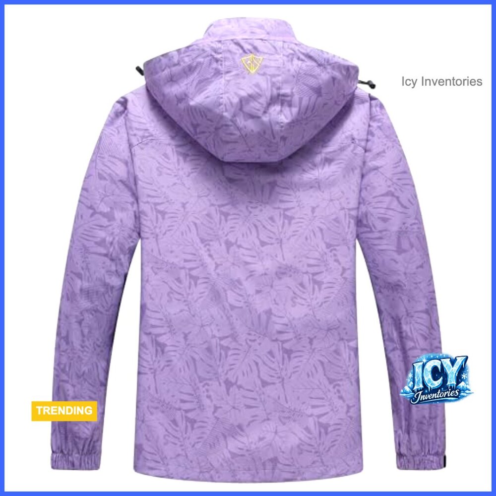 Waterproof Windproof Rain Jacket Lightweight Pack… - image 2